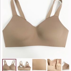 BNWT LULU Lemon Hold True Bra 36C Nude